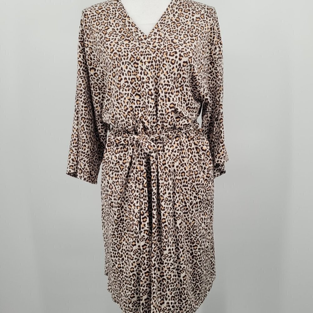 Flora Nikrooz Cora Leopard Print Robe - Picture 2 of 12